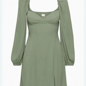 Aritzia Wilfred Sage green Castello Maxi Dress